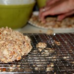 mustard baked chicken with pretzel crust