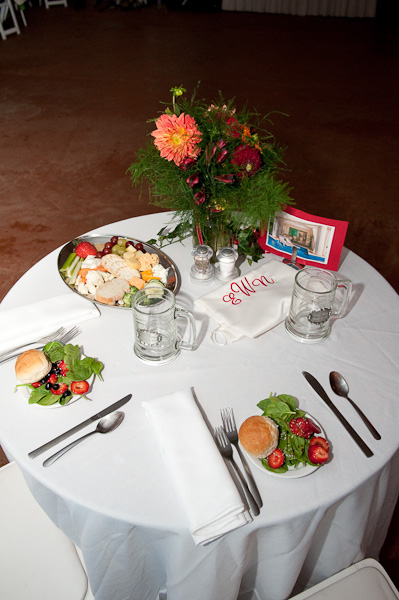 wedding reception food