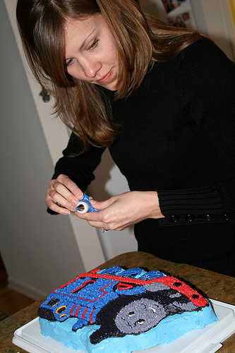 thomas the train birthday cake