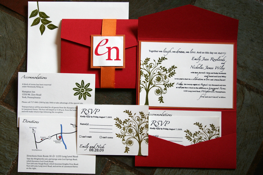 wedding invitaitons gocco