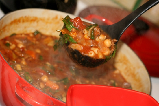 beef minestrone soup