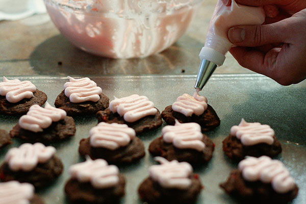 Boozy Black Forest Cookies For #OXOGoodCookie - Cooking in Stilettos