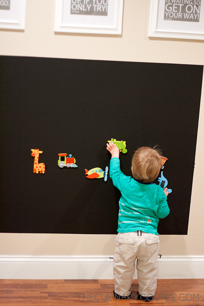 magnetic chalkboard wall