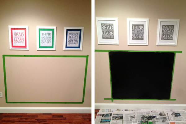 Chalkboard Walls: How to Create a Chalkboard/Magnetic Wall — The