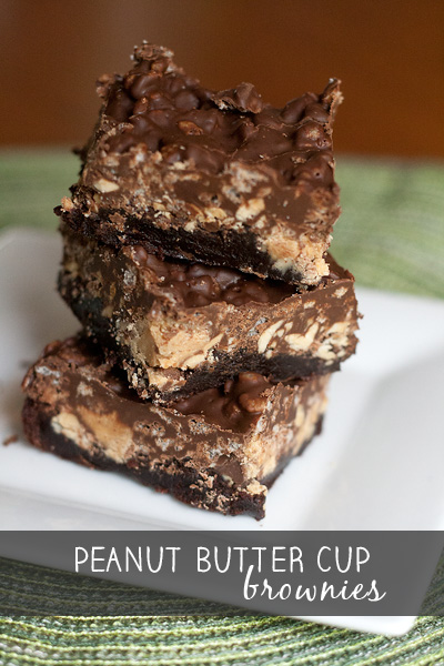 Peanut Butter Cup Brownies – The Culinary Couple