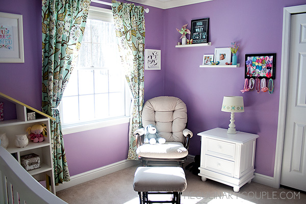 Purple nursery best sale